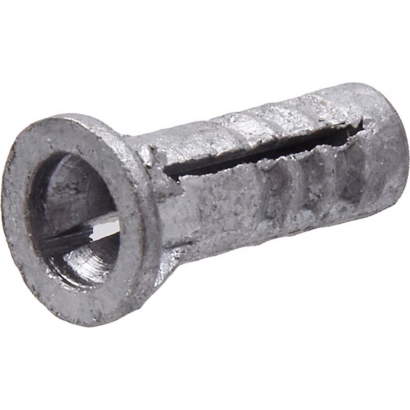 HILLMAN 1/4 in. D X 1 in. L Lead Round Head Concrete Screw Anchor 3 pk