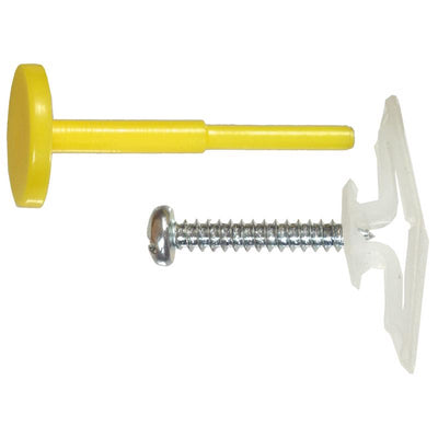 HILLMAN 1/8 in. D X 3/4 in. L Plastic Pan Head Pop-Toggle Anchors 2 pk