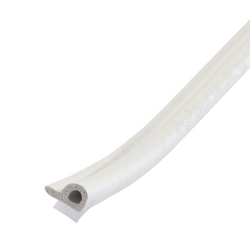 M-D Building Products White EPDM Rubber Foam Weather Stripping Tape For Doors and Windows 204 in. L