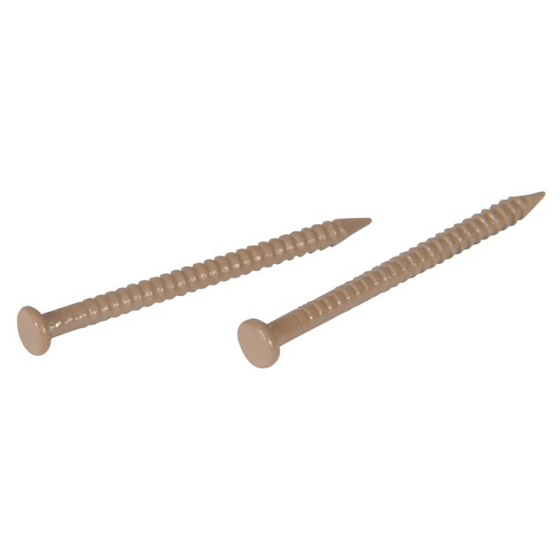 HILLMAN 1 in. Panel Coated Carbon Steel Nail Flat Head 77 pk