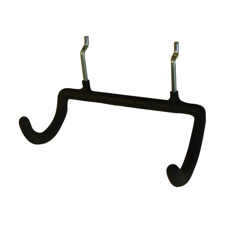 Crawford Black Steel 4.3 in. Power Drill Hanger