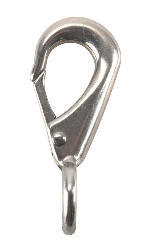 Campbell 5/8 in. D X 2-7/8 in. L Polished Stainless Steel Boat Snap 160 lb