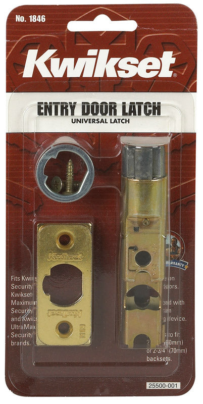 Kwikset Bright Brass Gold Steel Entry Latch