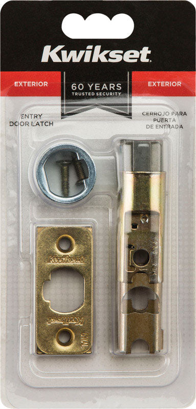 Kwikset Bright Brass Gold Steel Entry Latch