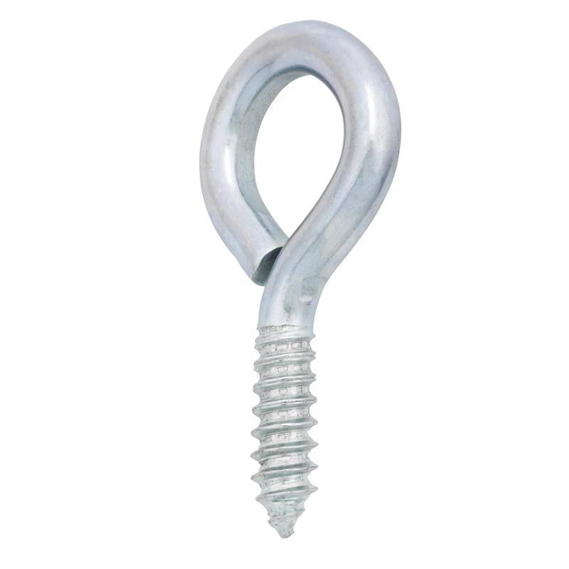 Hampton 11/32 in. D X 2-5/8 in. L Zinc-Plated Steel Screw Eye 200 lb. cap.