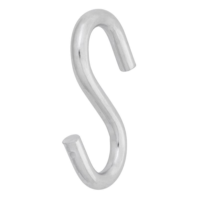 Hampton Medium Zinc-Plated Silver Steel 2.75 in. L S-Hook 160 lb