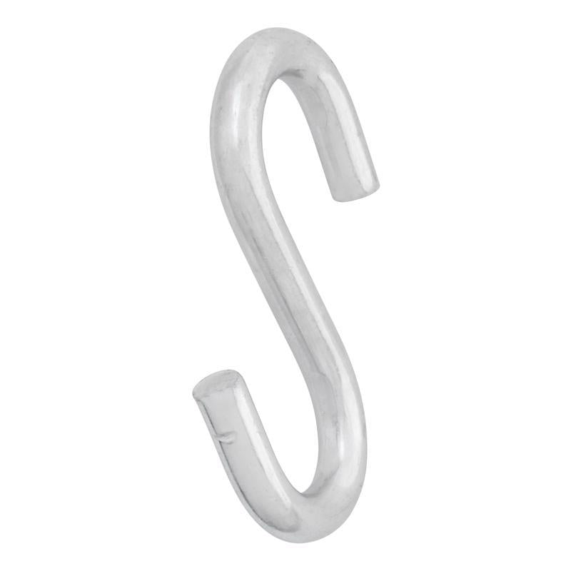 Hampton Small Zinc-Plated Silver Steel 3 in. L S-Hook 230 lb