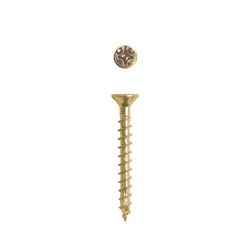 SPAX Multi-Material No. 6 Label X 1-1/4 in. L Unidrive Flat Head Serrated Construction Screws