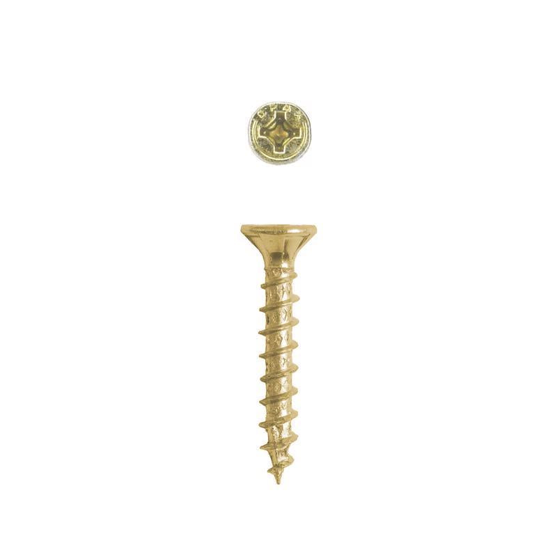SPAX Multi-Material No. 8 Label X 1-1/4 in. L Unidrive Flat Head Serrated Construction Screws