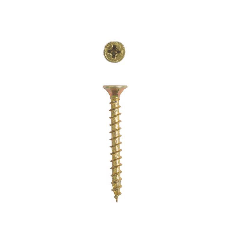 SPAX Multi-Material No. 8 Label X 1-1/2 in. L Unidrive Flat Head Serrated Construction Screws