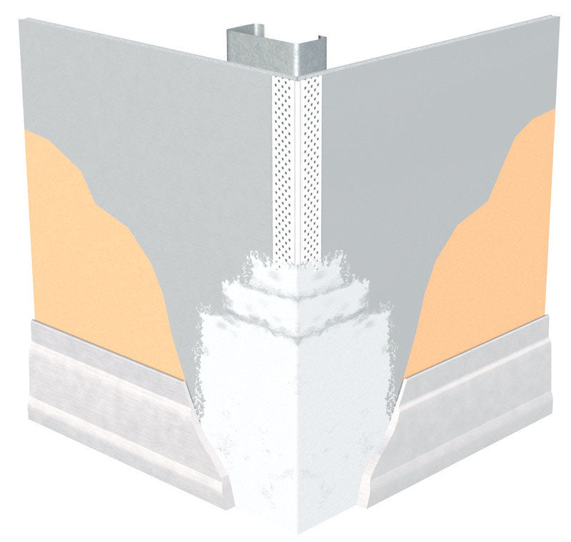 Amerimax 1.25 in. W X 10 ft. L PVC 90 Degree Corner Bead