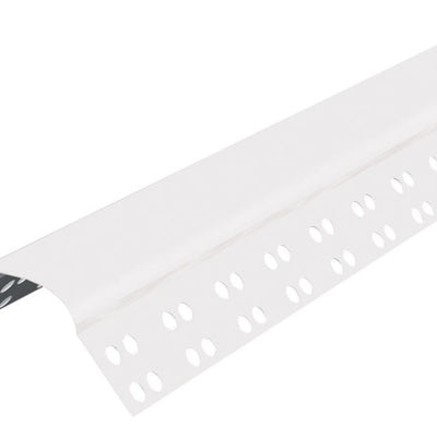 Amerimax .75 in. W X 10 ft. L PVC Bullnose Corner Bead
