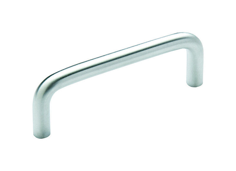 Amerock Contemporary Arch Cabinet Pull 3 in. Brushed Chrome Silver