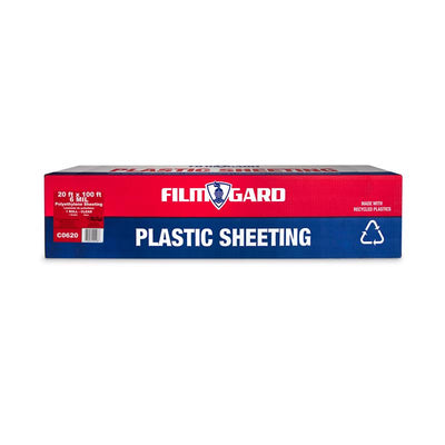 Film-Gard Plastic Sheeting 6 mil X 20 ft. W X 100 ft. L Polyethylene Clear