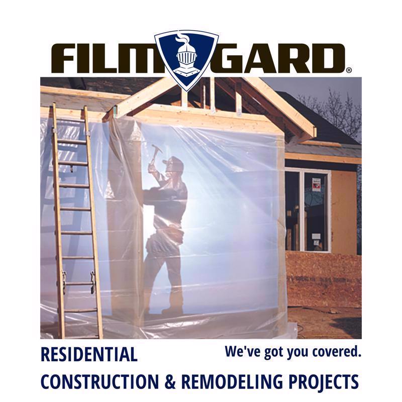 Film-Gard Plastic Sheeting 6 mil X 20 ft. W X 100 ft. L Polyethylene Clear