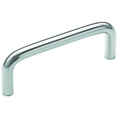 Amerock Contemporary Arch Cabinet Pull 3 in. Polished Chrome Silver