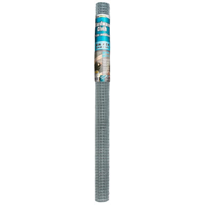 Garden Craft 36 in. H X 5 ft. L Galvanized Steel Hardware Cloth 1/2 in.