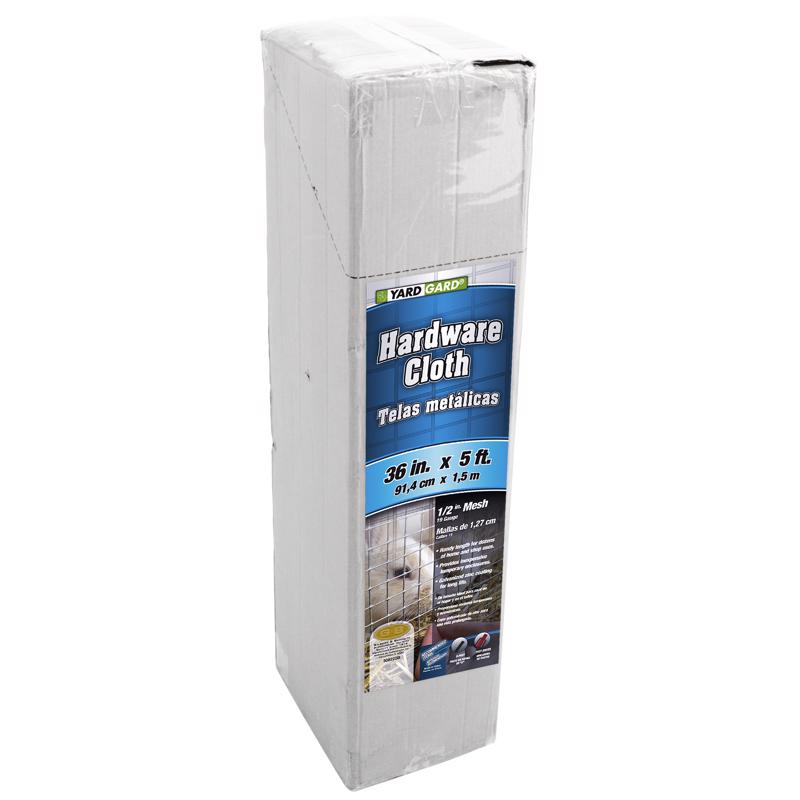 Garden Craft 36 in. H X 5 ft. L Galvanized Steel Hardware Cloth 1/2 in.