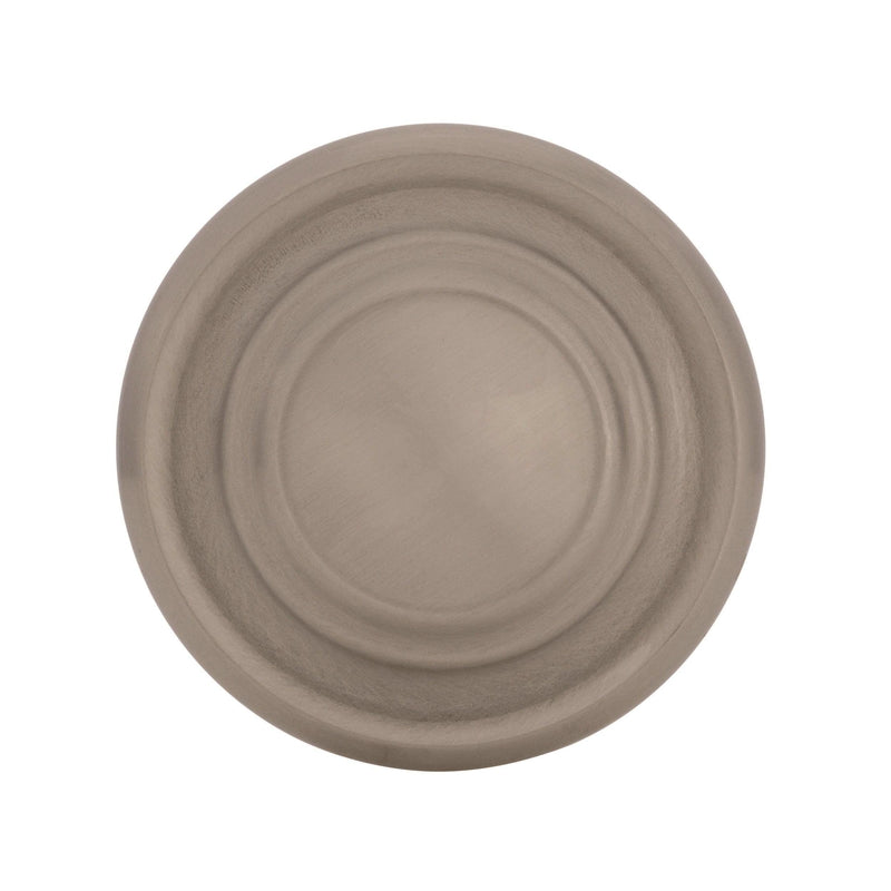 Amerock Inspirations Round Cabinet Knob 1-1/4 in. D 1 in. Satin Nickel 10 pk