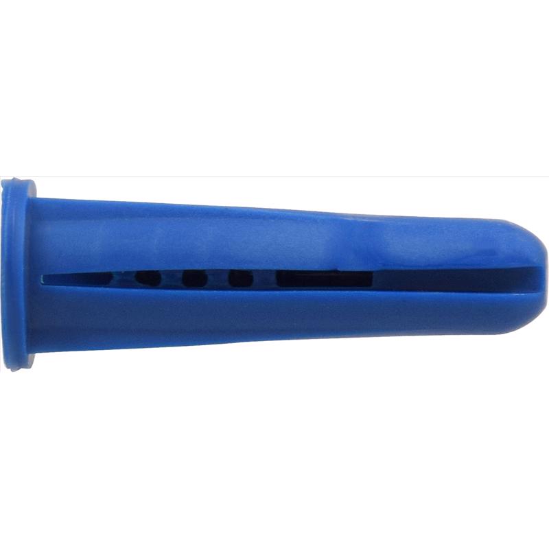 HILLMAN .25 in. D X 1-3/8 in. L Plastic Flat Head Conical Anchor 50 pc