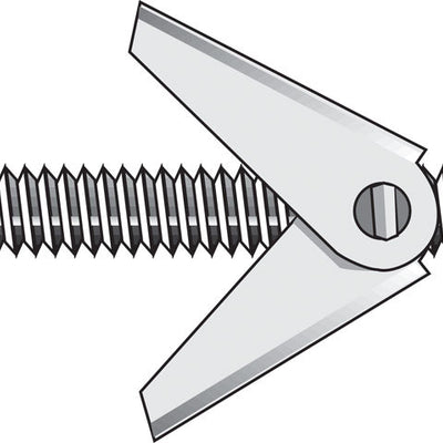 HILLMAN Fas-N- Tite 1/4 in. D X 3 in. L Round Steel Toggle Bolt 50 pk