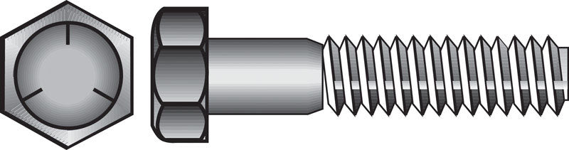 HILLMAN 3/4 in. D X 7 in. L Heat Treated Zinc Steel Hex Head Cap Screw