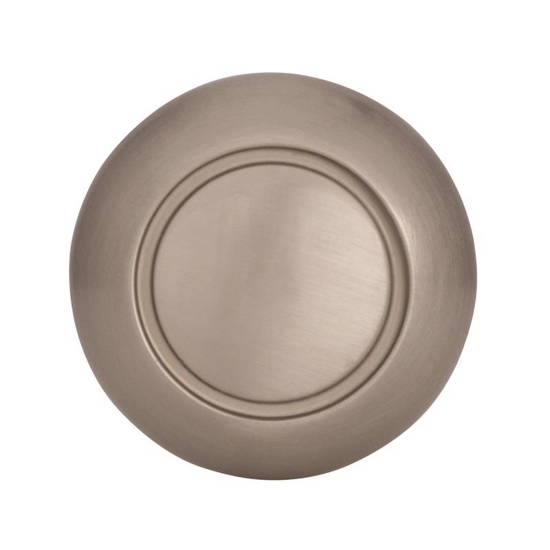 Amerock Allison Round Cabinet Knob 1-1/4 in. D 1-3/16 in. Satin Nickel