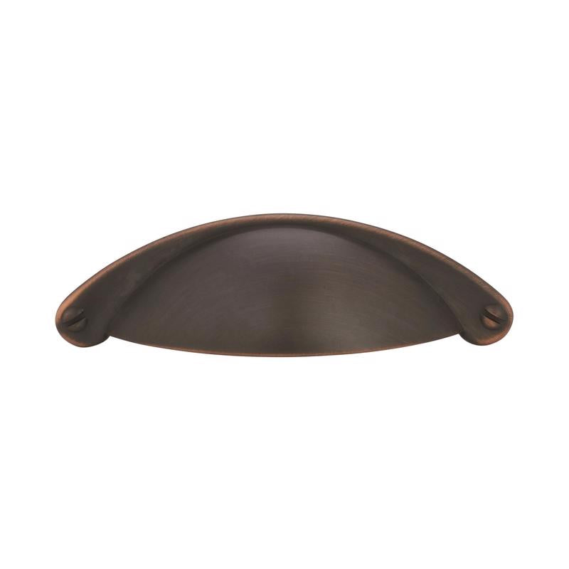 Amerock Traditional Cup Cabinet Cup Pull 2-1/2 in. Oil Rubbed Bronze Brown