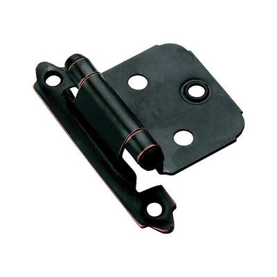 Amerock 1-13/16 in. W X 2-3/4 in. L Oil Rubbed Bronze Steel Self-Closing Hinge 2 pk