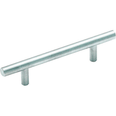 Amerock Contemporary Bar Cabinet Pull 3-3/4 in. Stainless Steel Silver