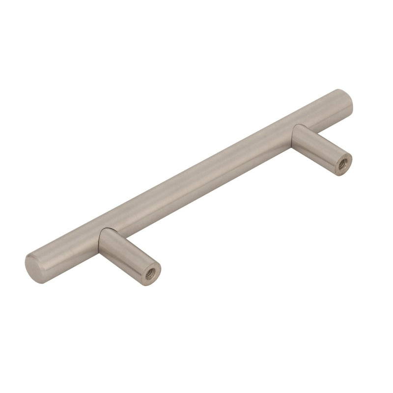 Amerock Contemporary Bar Cabinet Pull 3-3/4 in. Stainless Steel Silver
