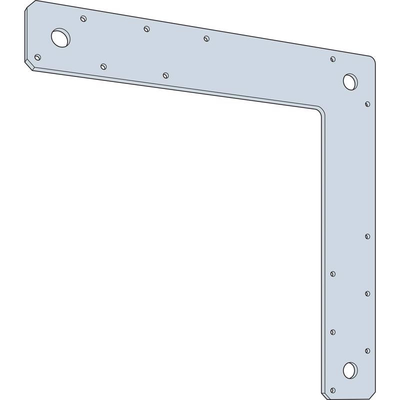 Simpson Strong-Tie 12 in. H X 12 in. W 14 Ga. Galvanized Steel L Strap