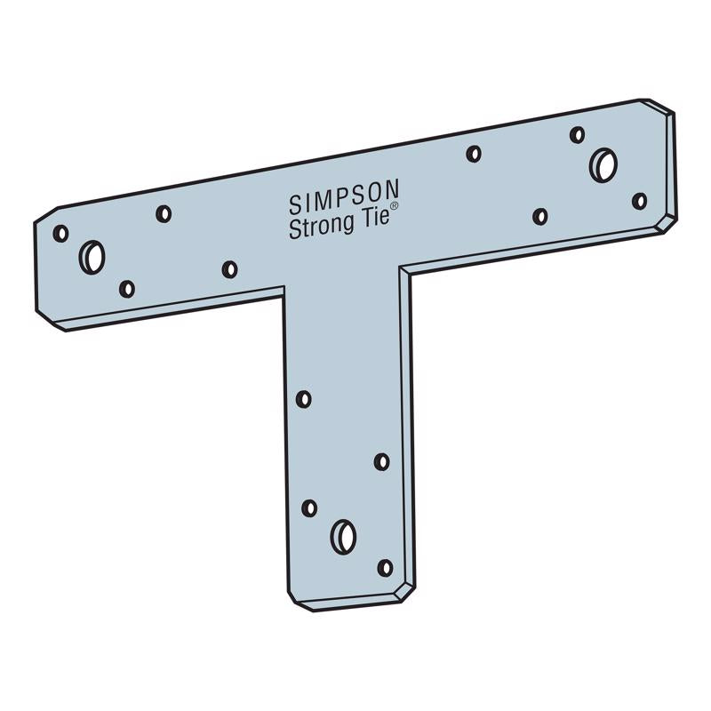 Simpson Strong-Tie 8 in. H X 12 in. W 14 Ga. Galvanized Steel T Strap