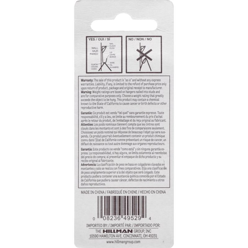 HILLMAN Brass-Plated Gold Professional Picture Hanger 40 lb