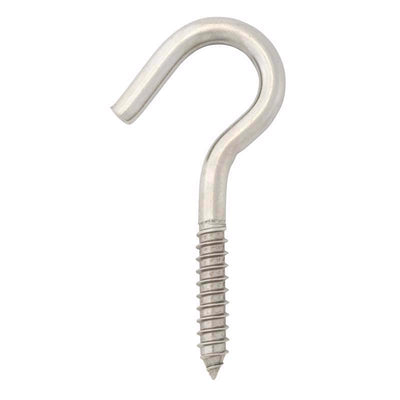 Hampton Small Stainless Steel 4.8125 in. L Clothesline Hook 300 lb