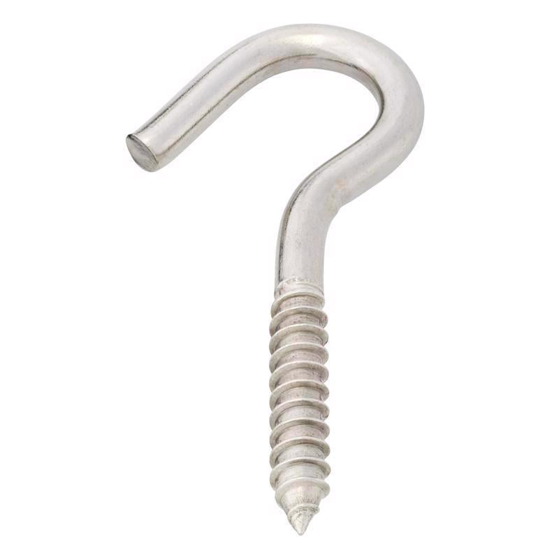 Hampton Small Stainless Steel 4.8125 in. L Clothesline Hook 300 lb