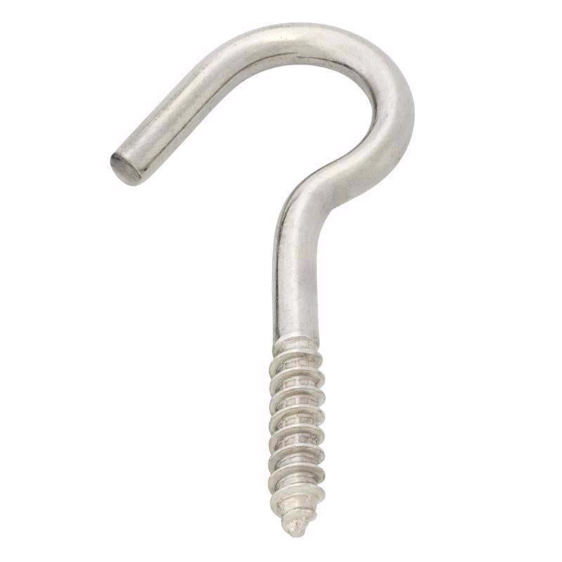 Hampton Small Stainless Steel 4.1875 in. L Clothesline Hook 215 lb