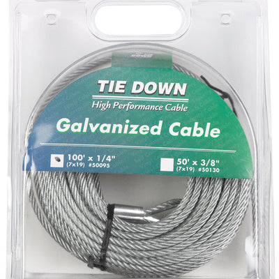 Tie Down Engineering 1/4 in. D X 100 ft. L Galvanized Steel Aircraft Cable