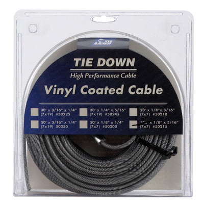 Tie Down Engineering 1/8 in. D X 100 ft. L Vinyl Coated Galvanized Steel Aircraft Cable