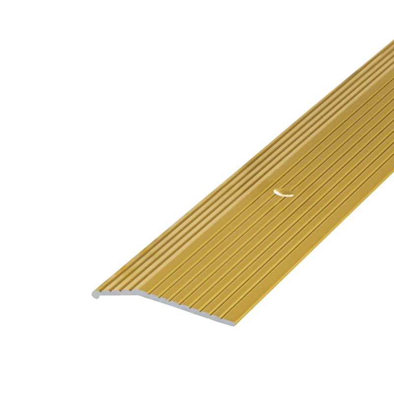 M-D Building Products 0.3 in. H X 1.38 in. W X 36 in. L Satin Brass Aluminum Carpet Trim