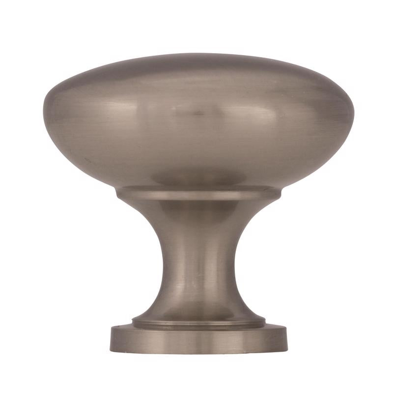 Amerock Allison Round Cabinet Knob 1-1/4 in. D 1-1/8 in. Satin Nickel