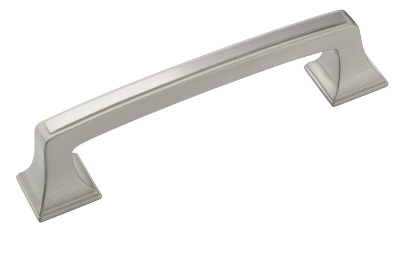 Amerock Traditional Arch Cabinet Pull 3-3/4 in. Satin Nickel Silver