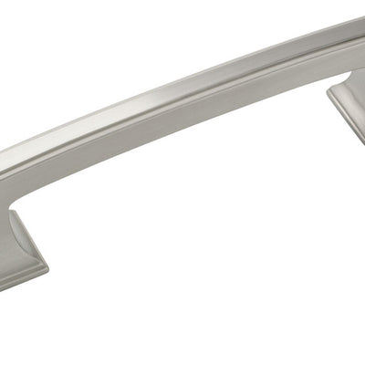 Amerock Traditional Arch Cabinet Pull 3-3/4 in. Satin Nickel Silver