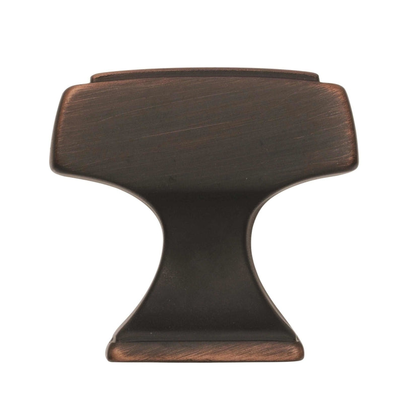 Amerock Mulholland Square Furniture Knob 1-1/4 in. D 1-1/8 in. Oil Rubbed Bronze