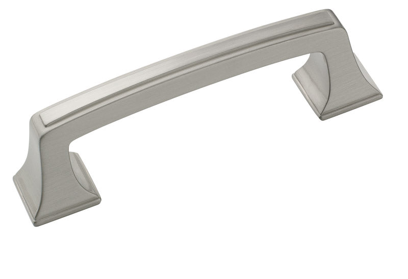 Amerock Traditional Arch Cabinet Pull 3 in. Satin Nickel Silver