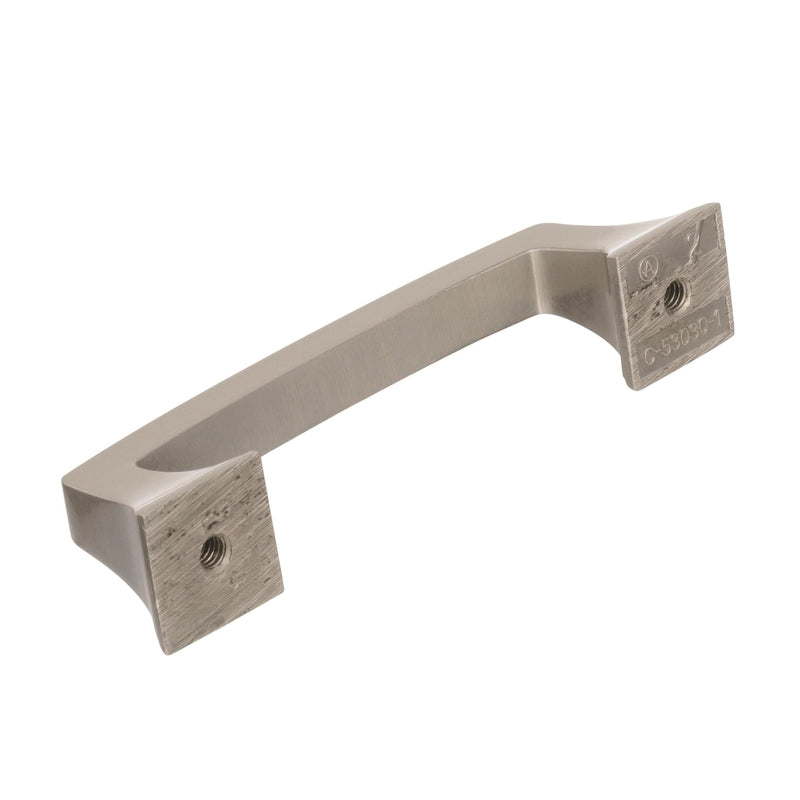 Amerock Traditional Arch Cabinet Pull 3 in. Satin Nickel Silver