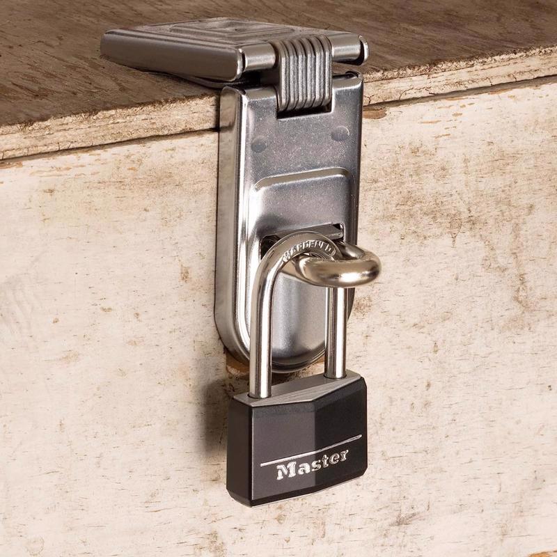 Master Lock 1-9/16 in. W Vinyl Covered 4-Pin Cylinder Covered Padlock