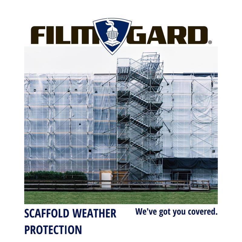Film-Gard Plastic Sheeting 6 mil X 24 ft. W X 100 ft. L Polyethylene Clear