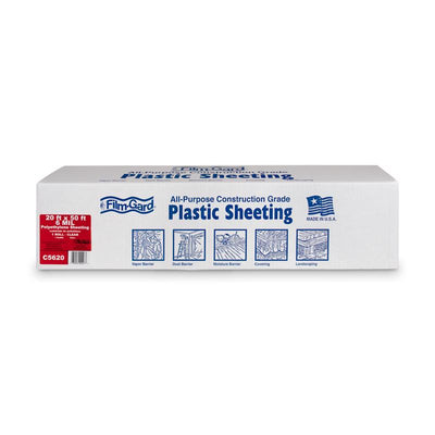 Film-Gard Plastic Sheeting 6 mil X 20 ft. W X 50 ft. L Polyethylene Clear