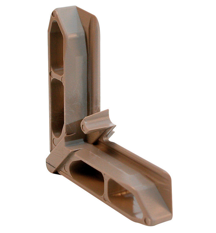 Prime-Line Tan Plastic 7/16 in. W X 3/4 in. L Screen Frame Corner